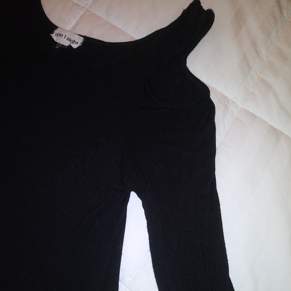 Womens Nine 1 Eight Black Open Shoulder Dress, Size Medium - Picture 7 of 12